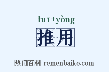 推用是什么意思的图片